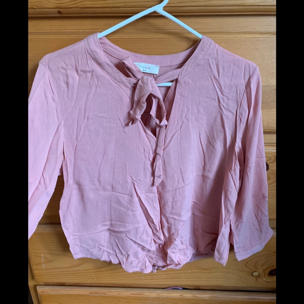 Bow tie blouse